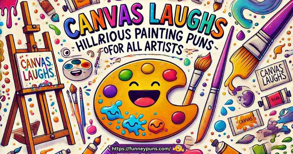 Canvas Laughs: Hilarious Painting Puns for All Artists