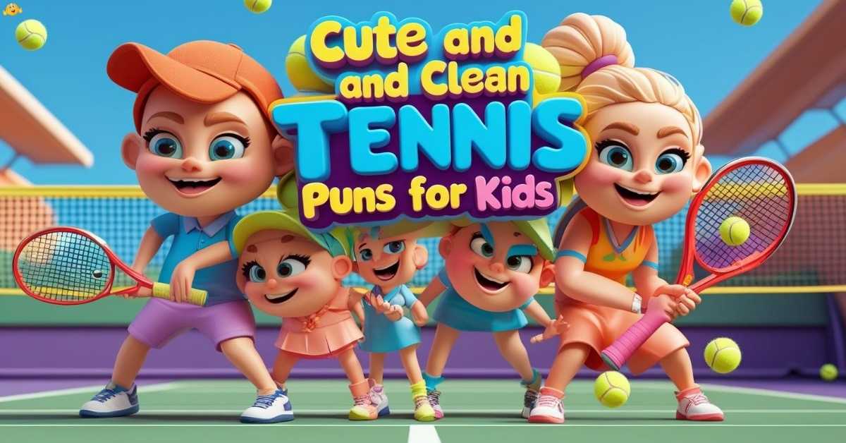 Cute and Clean Tennis Puns for Kids