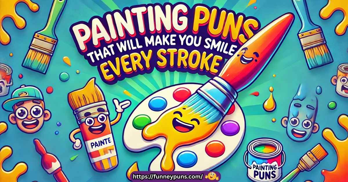 Painting Puns That Will Make You Smile Every Stroke