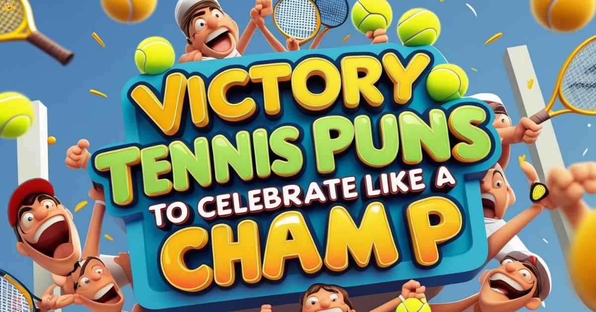 Victory Tennis Puns to Celebrate Like a Champ