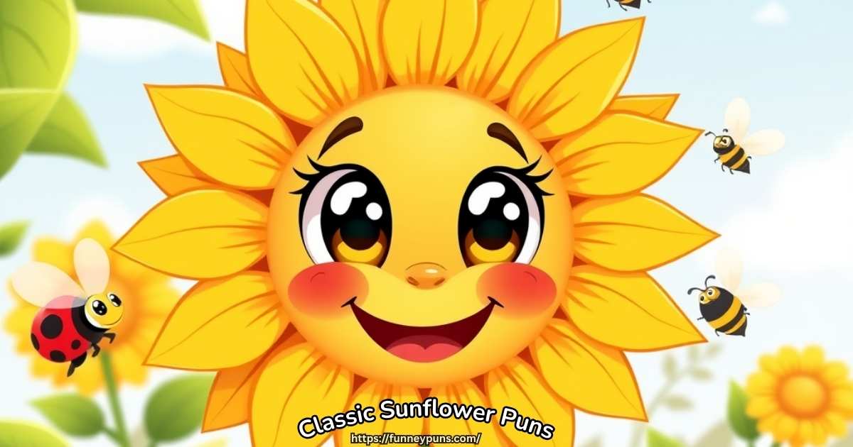 classic-sunflower-puns Classic Sunflower Puns