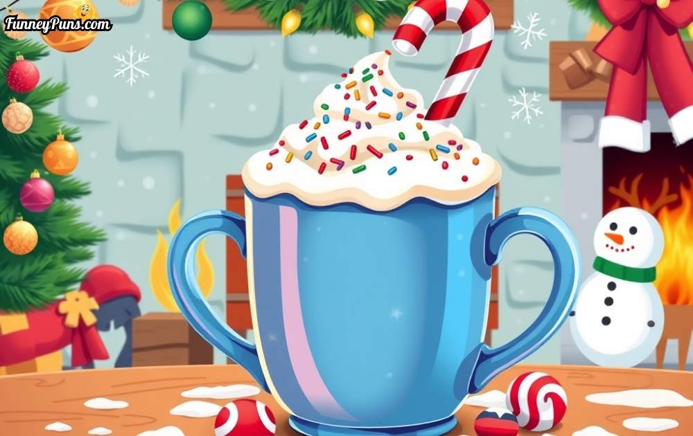 festive-holiday-hot-chocolate-puns-that-sleigh Festive Holiday Hot Chocolate Puns That Sleigh