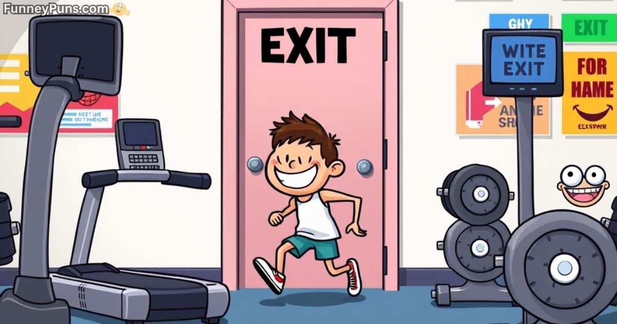 gym-exit-strategy-puns-about-finishing-your-workout Gym Exit Strategy: Puns About Finishing Your Workout