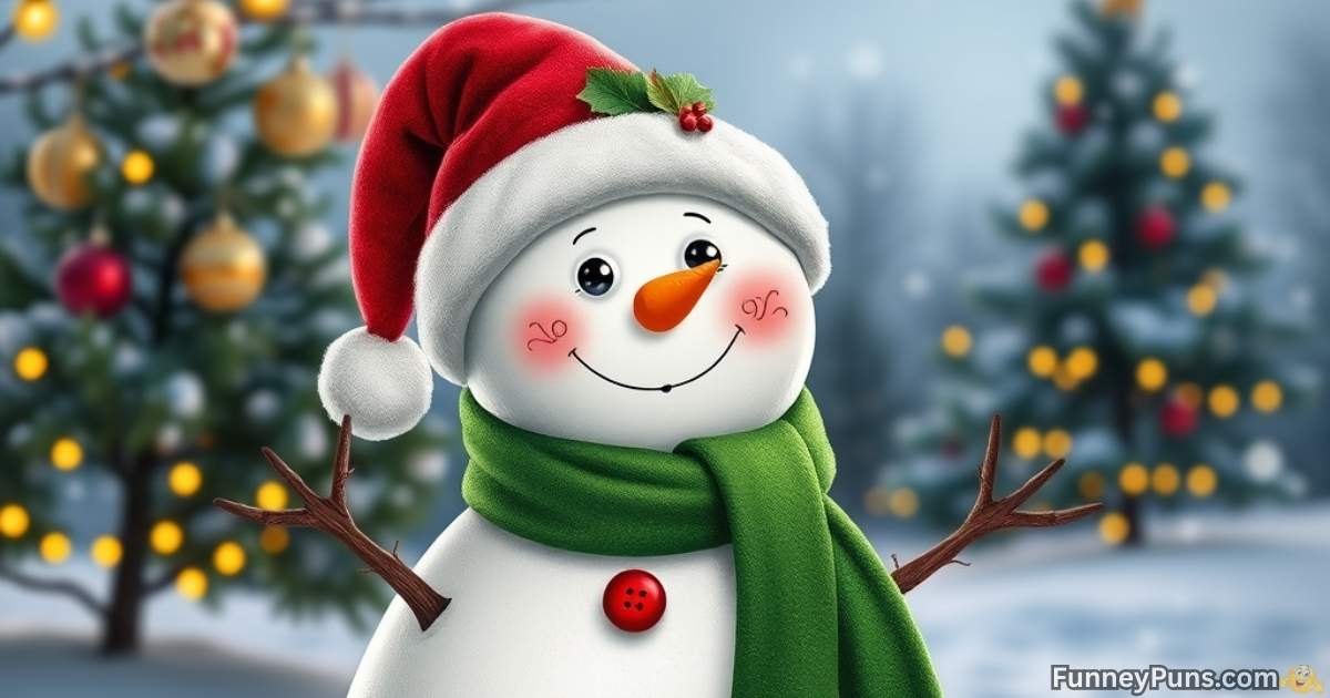Snowman Holiday Puns