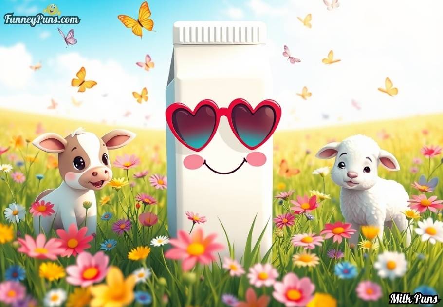 Cute and romantic milk puns