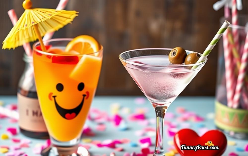 drinks-and-cocktail-puns-to-toast-your-love Drinks and Cocktail Puns to Toast Your Love