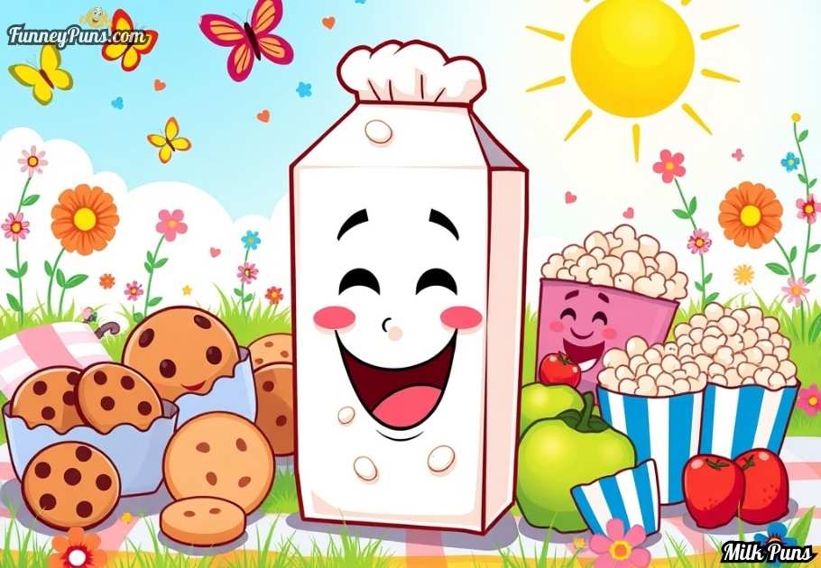 Foodie Milk Puns for Snack Time Laughs