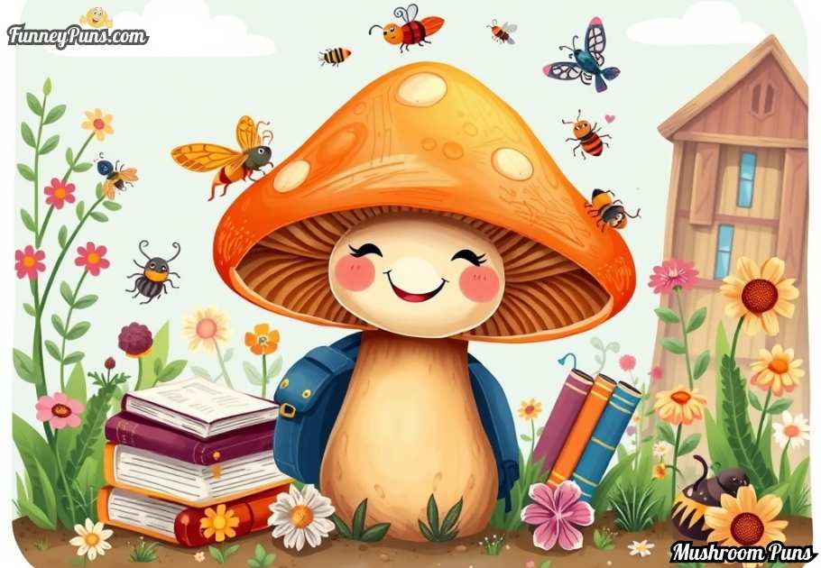 mushroom-puns-for-work-or-school Mushroom Puns for Work or School