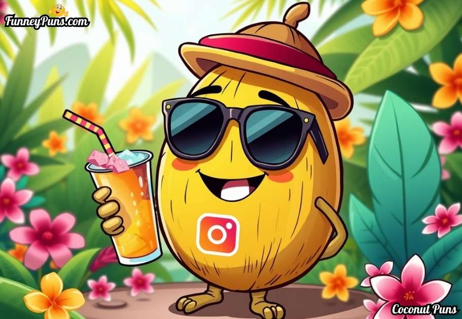 punny-coconut-captions-for-instagram Punny Coconut Captions for Instagram