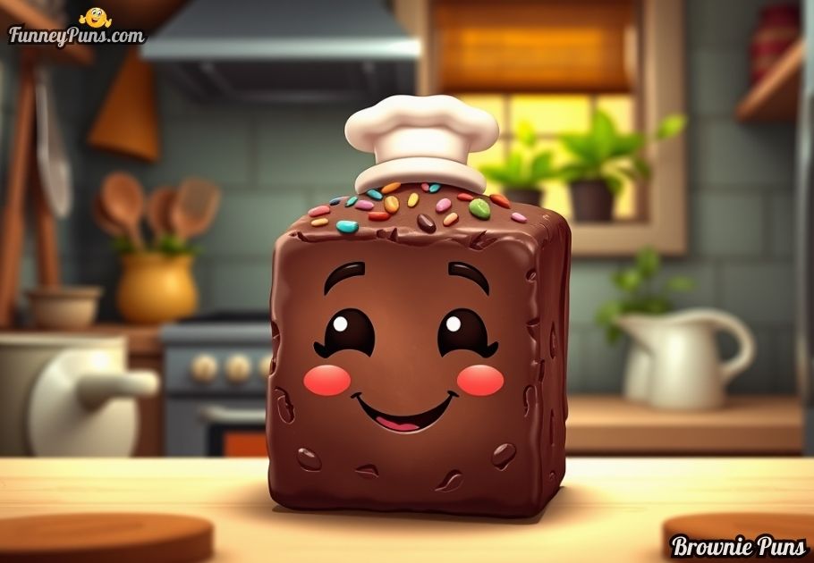 Brownie Baking Puns for Kitchen Humor