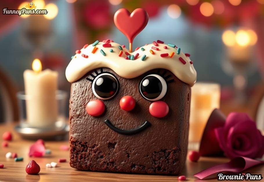 Brownie Puns for Love and Dessert Dates