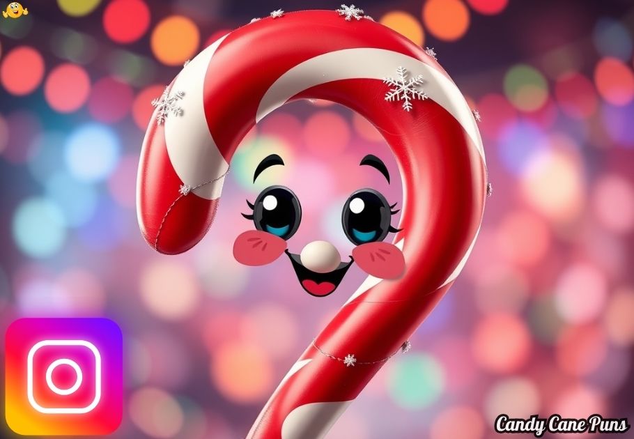 sweet-candy-cane-puns-for-instagram-fun Sweet Candy Cane Puns for Instagram Fun