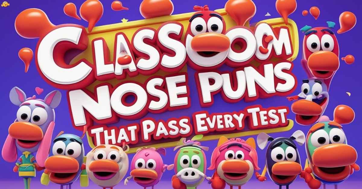 classroom-nose-puns-that-pass-every-test Classroom Nose Puns That Pass Every Test