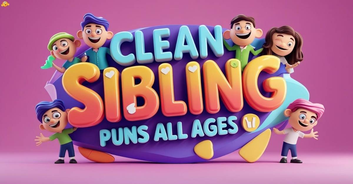 clean-sibling-puns-for-all-ages Clean Sibling Puns for All Ages