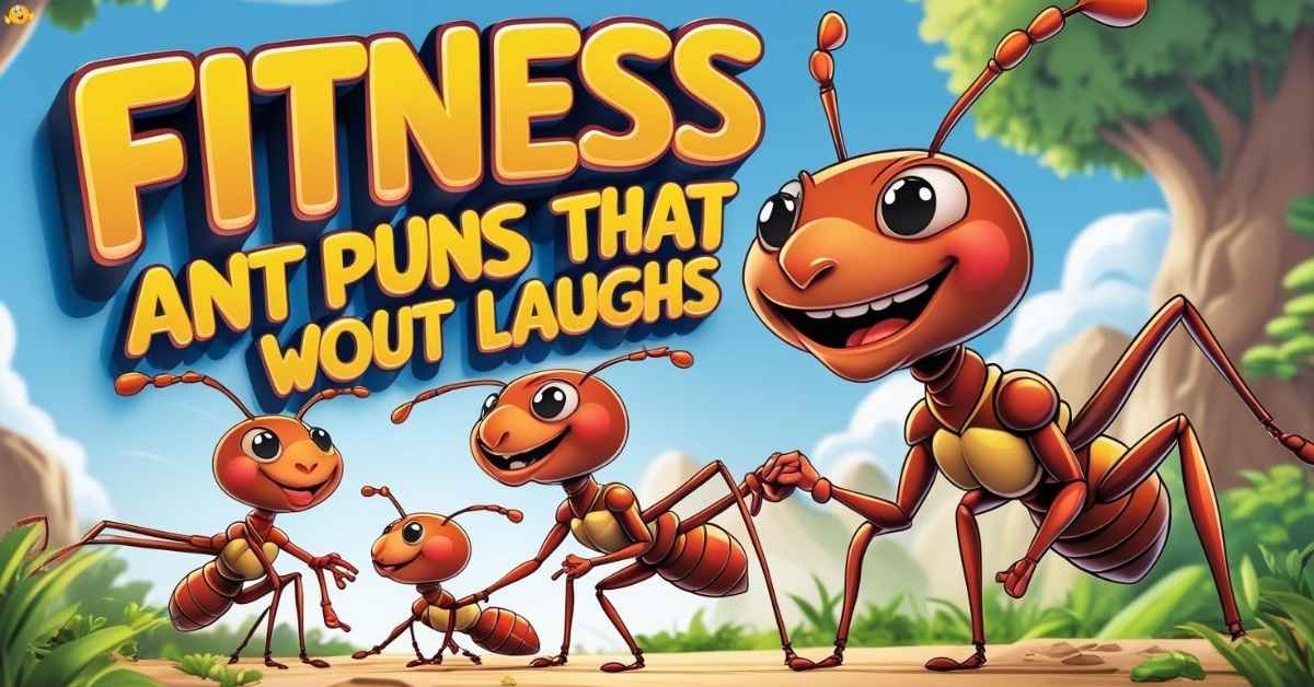 Fitness Ant Puns That Work Out Laughs