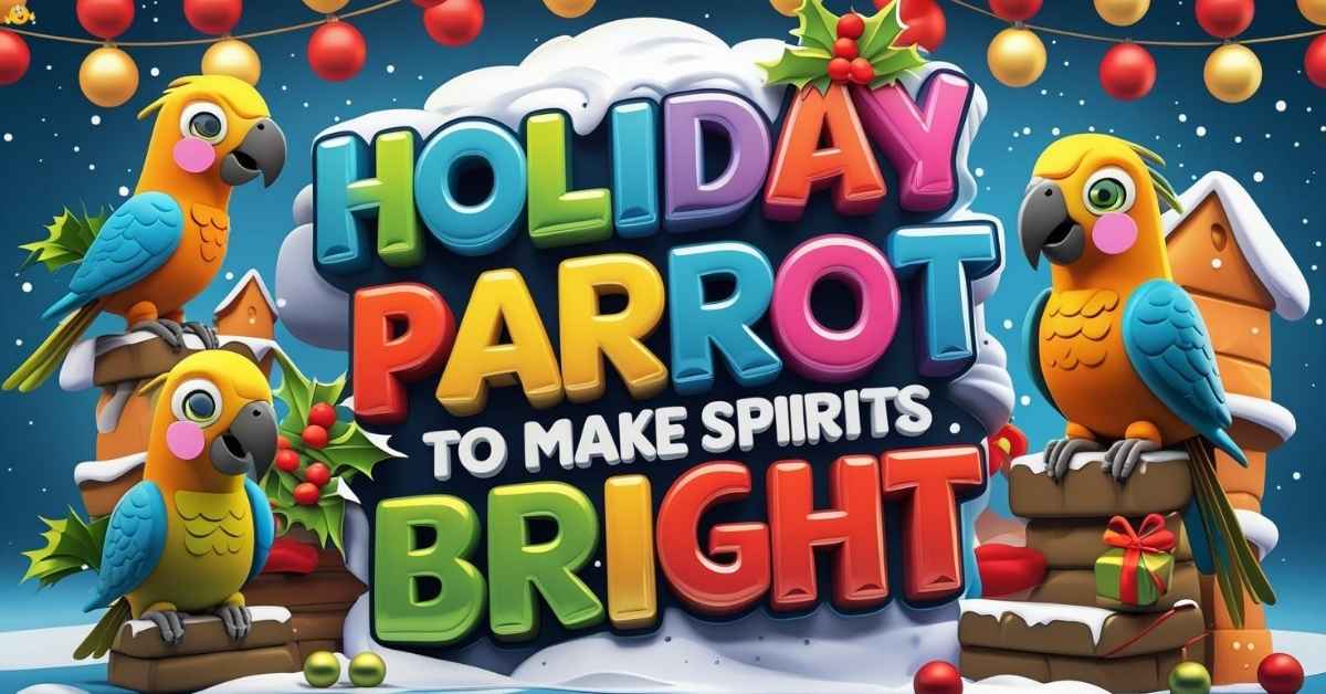 Holiday Parrot Puns to Make Spirits Bright