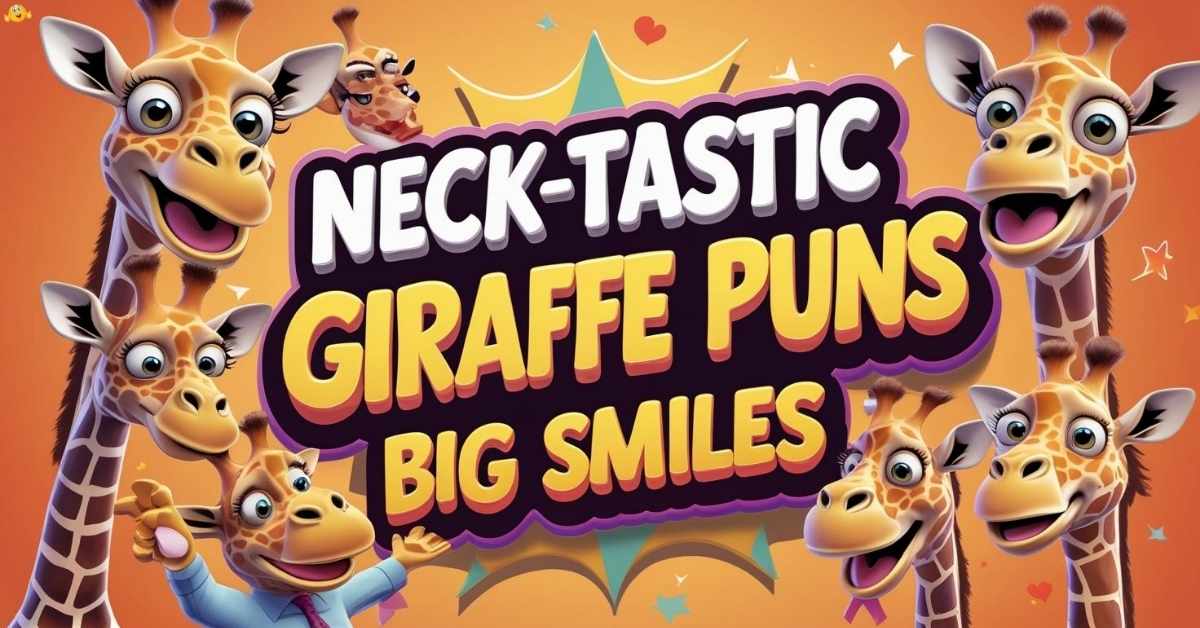 Neck-Tastic Giraffe Puns for Big Smiles