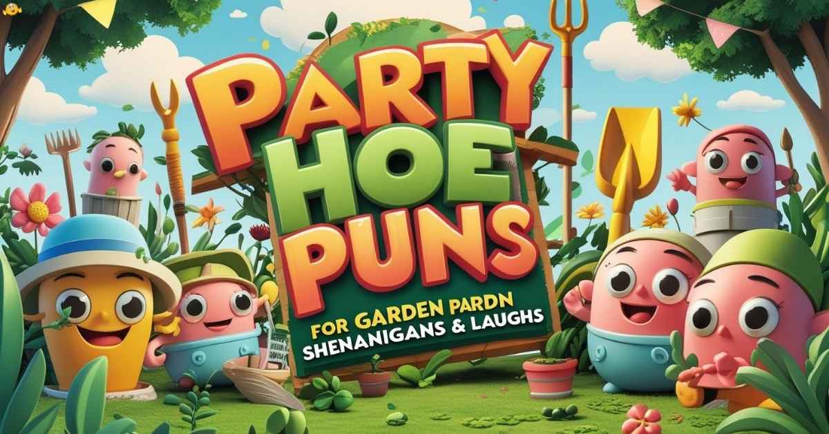party-hoe-puns-for-garden-shenanigans-and-laughs Party Hoe Puns for Garden Shenanigans & Laughs