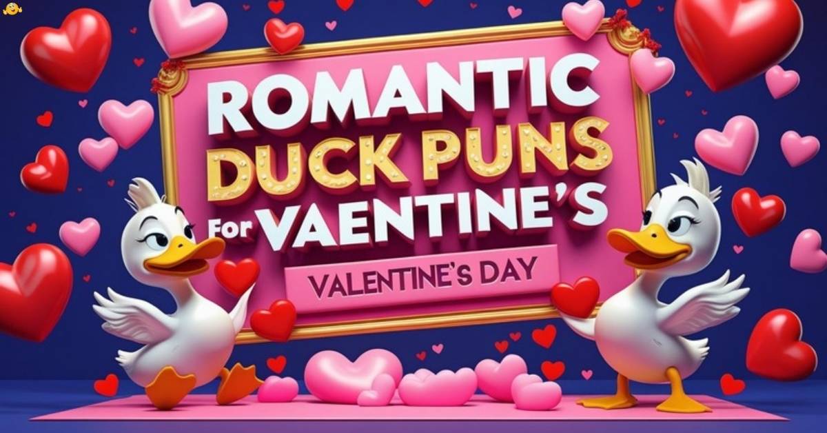 romantic-duck-puns-for-valentines-day Romantic Duck Puns for Valentine’s Day