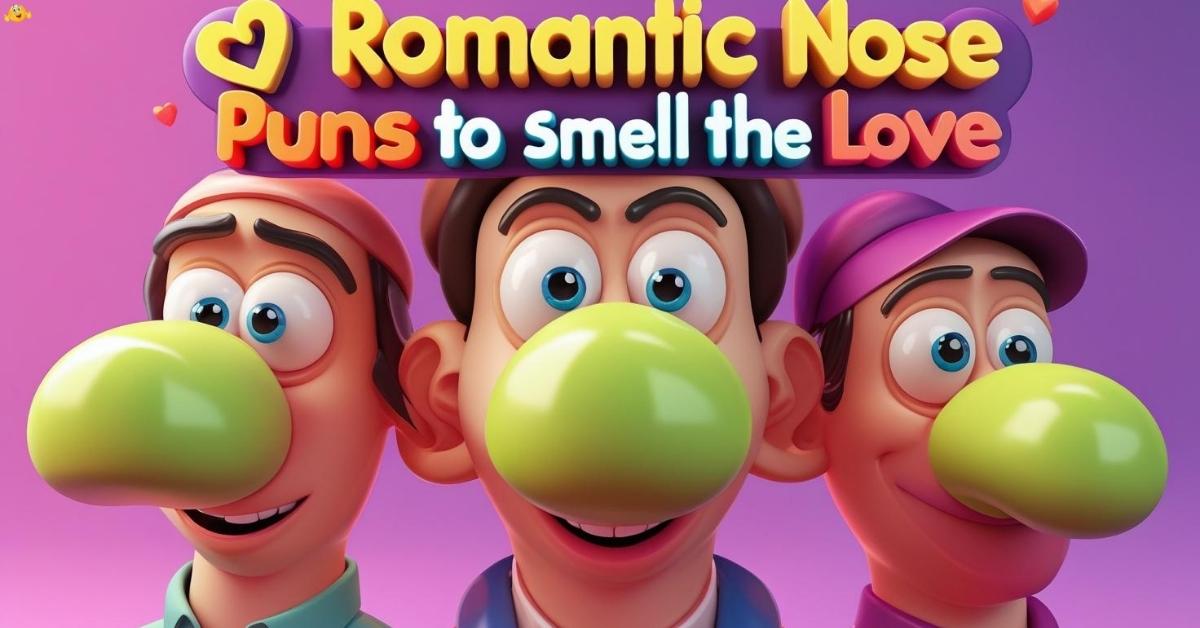 romantic-nose-puns-to-smell-the-love Romantic Nose Puns to Smell the Love