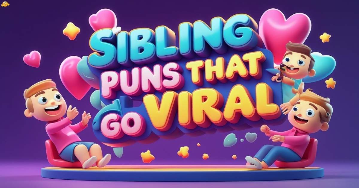 sibling-puns-that-go-viral-online Sibling Puns That Go Viral Online