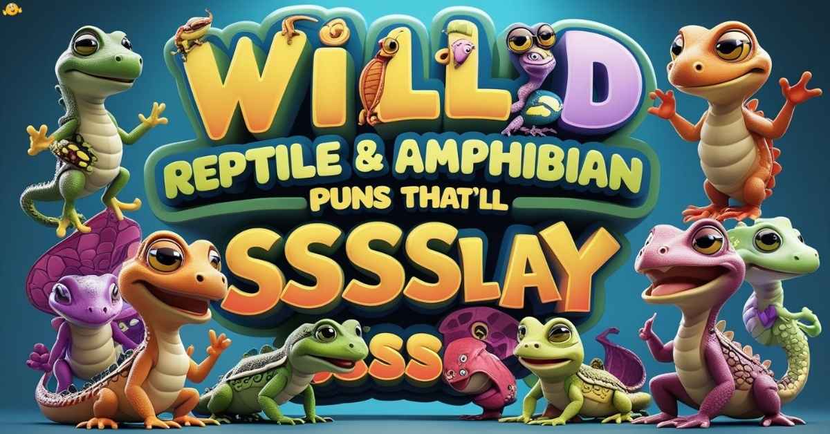 wild-reptile-and-amphibian-puns-thatll-sssslay Wild Reptile & Amphibian Puns That’ll Sssslay