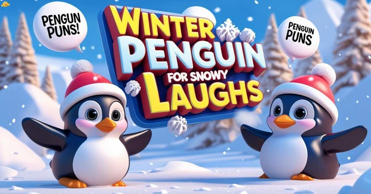 winter-penguin-puns-for-snowy-laughs Winter Penguin Puns for Snowy Laughs