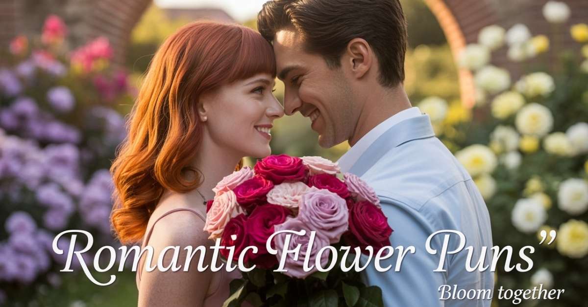 romantic-flower-puns Romantic Flower Puns