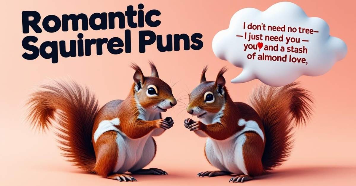 romantic-squirrel-puns Romantic Squirrel Puns