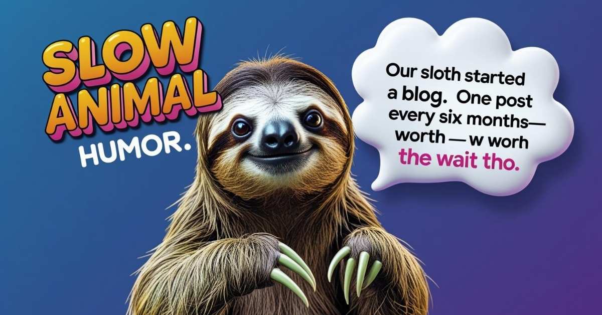 slow-animal-humor Slow Animal Humor