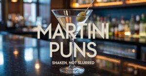 220 Martini Puns To Shake Up Your Party And Laughs