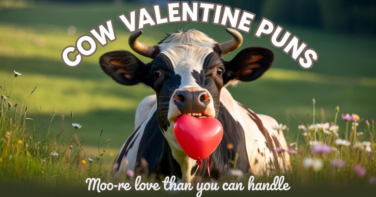 Cow Valentine Puns