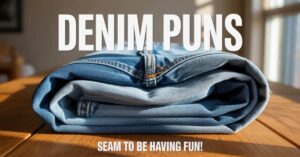 104 Denim Puns That Make You Look Jean-ius Every Time